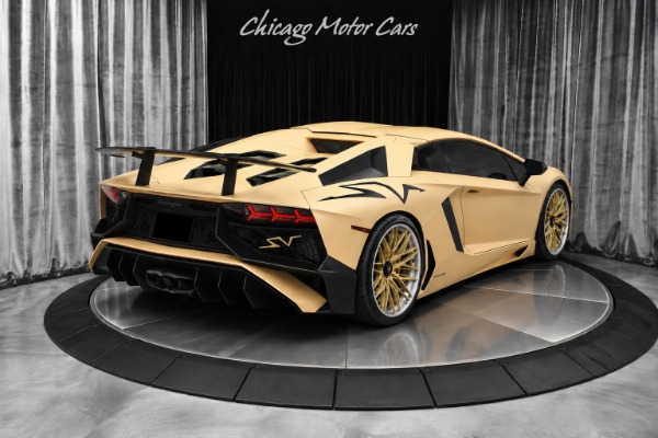 Used 2017 Lamborghini Aventador SV Roadster LP 750-4 VELOS Whls Satin Champagne Wrap Tasteful Mods! Front Lift DME Tune for sale Call for price at Chicago Motor Cars in West Chicago IL 60185 2