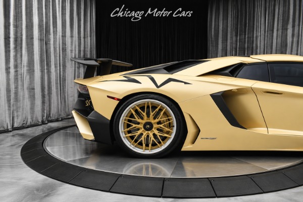 Used 2017 Lamborghini Aventador SV Roadster LP 750-4 VELOS Whls Satin Champagne Wrap Tasteful Mods! Front Lift DME Tune for sale Call for price at Chicago Motor Cars in West Chicago IL 60185 3