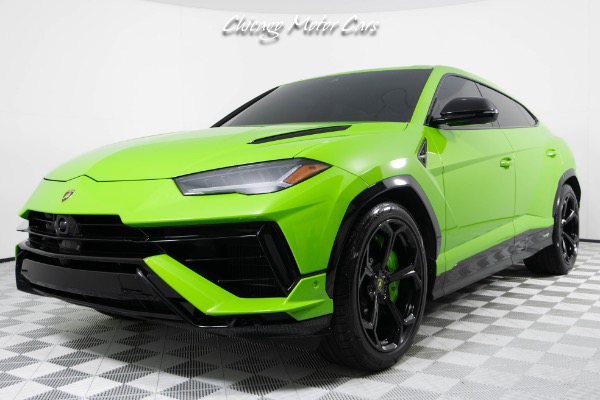 Used 2023 Lamborghini Urus S 1 Owner $288k+ MSRP Verde Mantis Interior Carbon Pack Akrapovic Exhaust for sale Sold at Chicago Motor Cars in West Chicago IL 60185 5