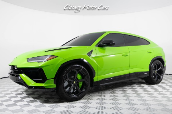 Used 2023 Lamborghini Urus S 1 Owner $288k+ MSRP Verde Mantis Interior Carbon Pack Akrapovic Exhaust for sale Sold at Chicago Motor Cars in West Chicago IL 60185 1