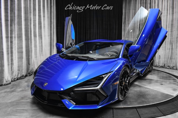 Used 2025 Lamborghini Revuelto Only 203 Miles MSRP $755,895+ LOADED Warranty Blu Sideris Stitching! for sale Sold at Chicago Motor Cars in West Chicago IL 60185 2