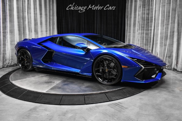 Used 2025 Lamborghini Revuelto Only 203 Miles MSRP $755,895+ LOADED Warranty Blu Sideris Stitching! for sale Sold at Chicago Motor Cars in West Chicago IL 60185 6