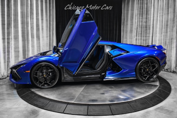 Used 2025 Lamborghini Revuelto Only 203 Miles MSRP $755,895+ LOADED Warranty Blu Sideris Stitching! for sale Sold at Chicago Motor Cars in West Chicago IL 60185 1