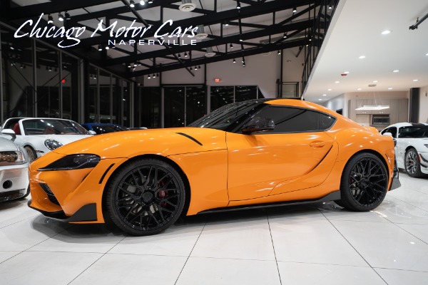 Used 2021 Toyota GR Supra 3.0 Premium JB4 Tune HKS Exhaust Rohana Wheels for sale Sold at Chicago Motor Cars in West Chicago IL 60185 1