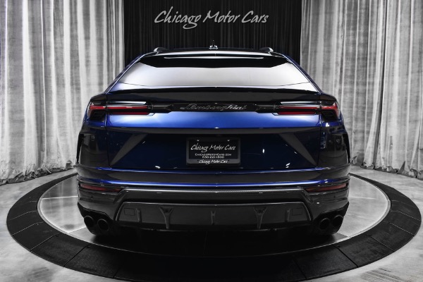Used 2022 Lamborghini Urus $330k+ MSRP Akrapovic Exhaust Tons of Carbon Blu Astraeus Warranty FULL PPF for sale Sold at Chicago Motor Cars in West Chicago IL 60185 4