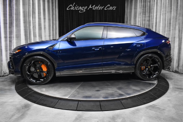 Used 2022 Lamborghini Urus $330k+ MSRP Akrapovic Exhaust Tons of Carbon Blu Astraeus Warranty FULL PPF for sale Sold at Chicago Motor Cars in West Chicago IL 60185 1