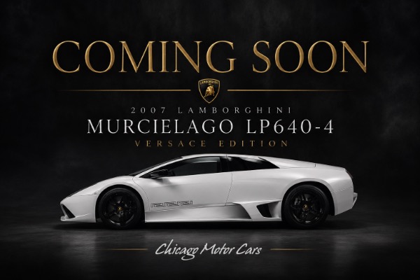 Used 2007 Lamborghini Murcielago Coupe LP640-4 Versace Edition No 3of20 Produced Worldwide Collector Quality for sale Call for price at Chicago Motor Cars in West Chicago IL