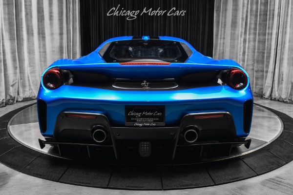 Used 2020 Ferrari 488 Pista Coupe Blu Corsa HRE Wheels IPE Exhaust Full PPF Hot Spec Axle Lift for sale Sold at Chicago Motor Cars in West Chicago IL 60185 4