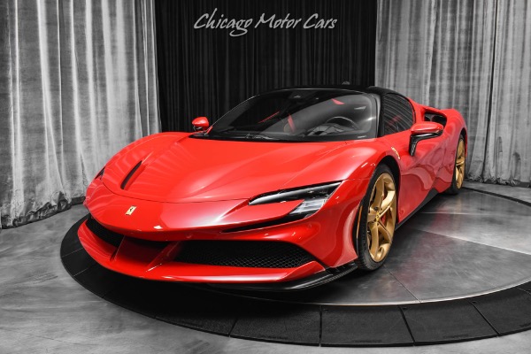 Used 2023 Ferrari SF90 Stradale Assetto Fiorano Pkg! Carbon Fiber Racing Seats! Hi-Fi Sound! CarPlay! PPF! for sale Sold at Chicago Motor Cars in West Chicago IL 60185 2