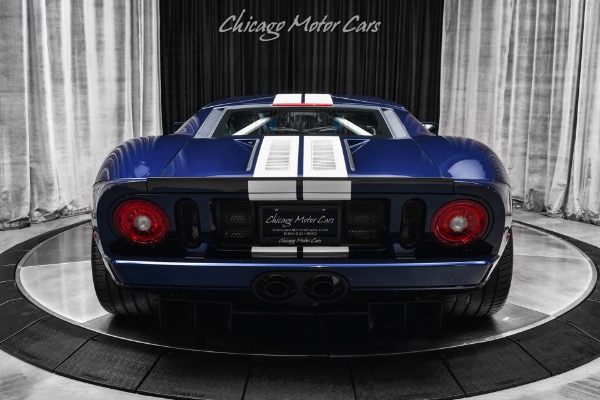 Used 2005 Ford GT BBS Wheels White Stripes Painted Calipers McIntosh Radio MIDNIGHT BLUE for sale Sold at Chicago Motor Cars in West Chicago IL 60185 4
