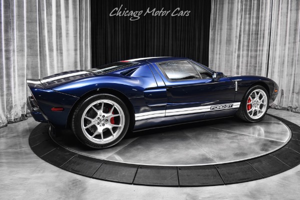 Used 2005 Ford GT BBS Wheels White Stripes Painted Calipers McIntosh Radio MIDNIGHT BLUE for sale Sold at Chicago Motor Cars in West Chicago IL 60185 5