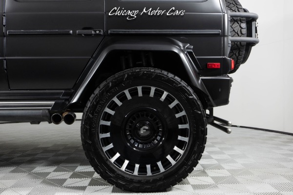 Used 2017 Mercedes-Benz G-Class G550 4x4 Squared Designo Interior Full Satin Black Wrap Wide Body Upgrade Loaded for sale Sold at Chicago Motor Cars in West Chicago IL 60185 4