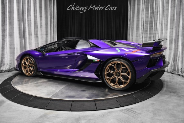 Used 2021 Lamborghini Aventador SVJ Roadster LP770-4 Only 538 miles Collector Quality Ad Personum Carbon Fiber for sale Sold at Chicago Motor Cars in West Chicago IL 60185 3