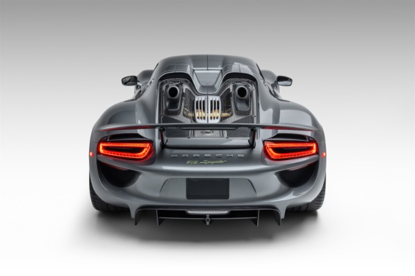 Used 2015 Porsche 918 Spyder Meteor Grey Metallic Carbon Fiber LOADED Serviced for sale Sold at Chicago Motor Cars in West Chicago IL 60185 6