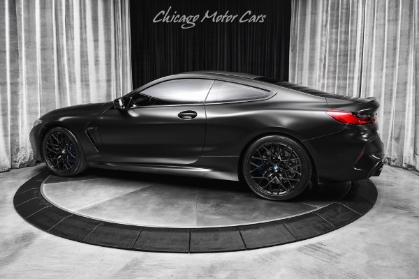 Used 2020 BMW M8 Competition Coupe Driver Assist Pro Pkg Harmon Kardon Audio Satin Black Wrap for sale Sold at Chicago Motor Cars in West Chicago IL 60185 3