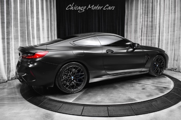 Used 2020 BMW M8 Competition Coupe Driver Assist Pro Pkg Harmon Kardon Audio Satin Black Wrap for sale Sold at Chicago Motor Cars in West Chicago IL 60185 5
