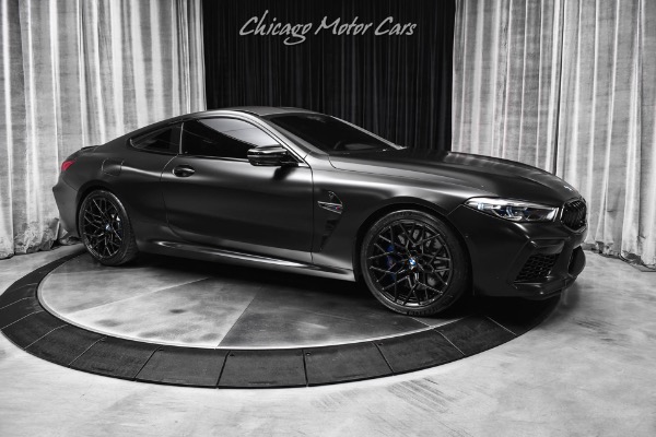 Used 2020 BMW M8 Competition Coupe Driver Assist Pro Pkg Harmon Kardon Audio Satin Black Wrap for sale Sold at Chicago Motor Cars in West Chicago IL 60185 6