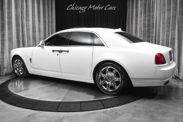 Used 2012 Rolls-Royce Ghost Sedan Panoroof Starlight Headliner Wrapped Satin White for sale Sold at Chicago Motor Cars in West Chicago IL 60185 3
