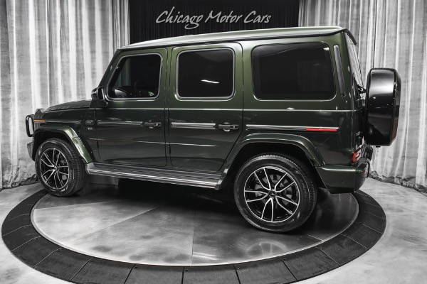 Used 2021 Mercedes-Benz G550 4Matic Only 12k Miles G Manufaktur Olive Green Burmester Sound AMG Night Pk for sale Sold at Chicago Motor Cars in West Chicago IL 60185 3