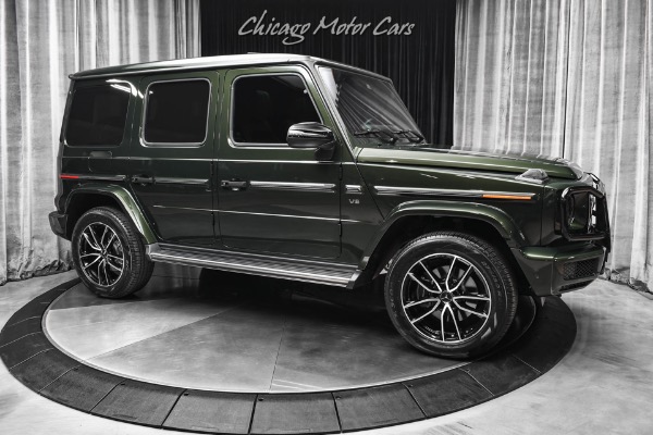 Used 2021 Mercedes-Benz G550 4Matic Only 12k Miles G Manufaktur Olive Green Burmester Sound AMG Night Pk for sale Sold at Chicago Motor Cars in West Chicago IL 60185 6