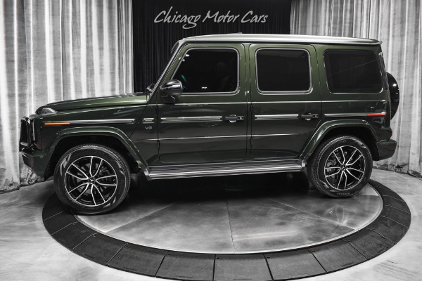 Used 2021 Mercedes-Benz G550 4Matic Only 12k Miles G Manufaktur Olive Green Burmester Sound AMG Night Pk for sale Sold at Chicago Motor Cars in West Chicago IL 60185 1