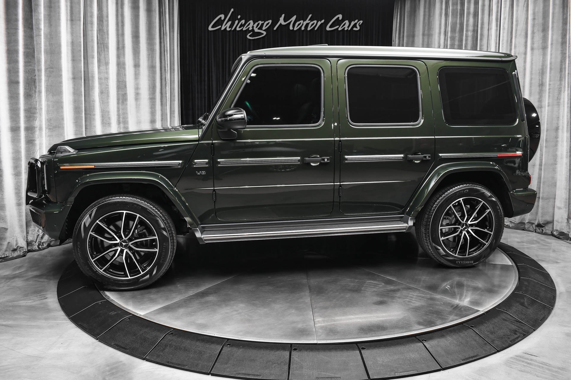 Used 2021 Mercedes-Benz G550 4Matic Only 12k Miles G Manufaktur Olive Green Burmester Sound AMG Night Pk for sale Sold at Chicago Motor Cars in West Chicago IL 60185 1