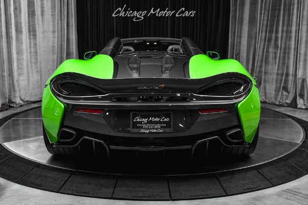Used 2018 McLaren 570S Spider Mantis Green $248k+ MSRP Carbon Fiber Nose Lift Titanium Exh Stage II PPF for sale Sold at Chicago Motor Cars in West Chicago IL 60185 4