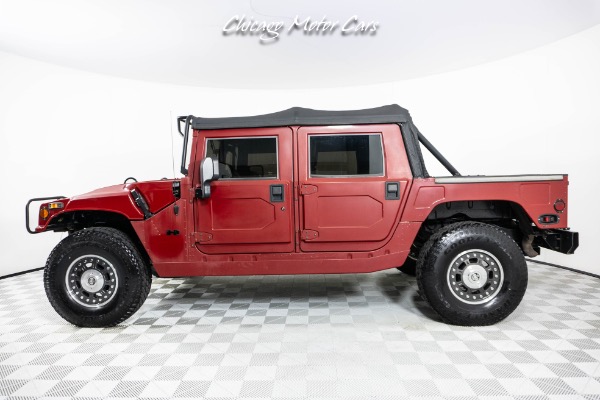 Used 1998 AM General Hummer H1 Open Top Candy Apple Red Forged Beadlocks Snorkel Detroit Diesel for sale $79,800 at Chicago Motor Cars in West Chicago IL 60185 2
