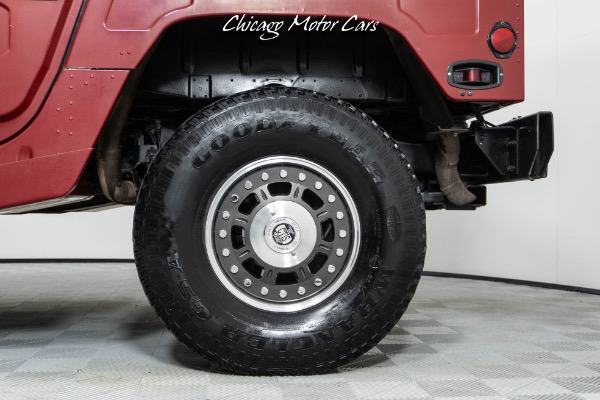 Used 1998 AM General Hummer H1 Open Top Candy Apple Red Forged Beadlocks Snorkel Detroit Diesel for sale $79,800 at Chicago Motor Cars in West Chicago IL 60185 3