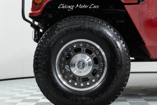 Used 1998 AM General Hummer H1 Open Top Candy Apple Red Forged Beadlocks Snorkel Detroit Diesel for sale $79,800 at Chicago Motor Cars in West Chicago IL 60185 5