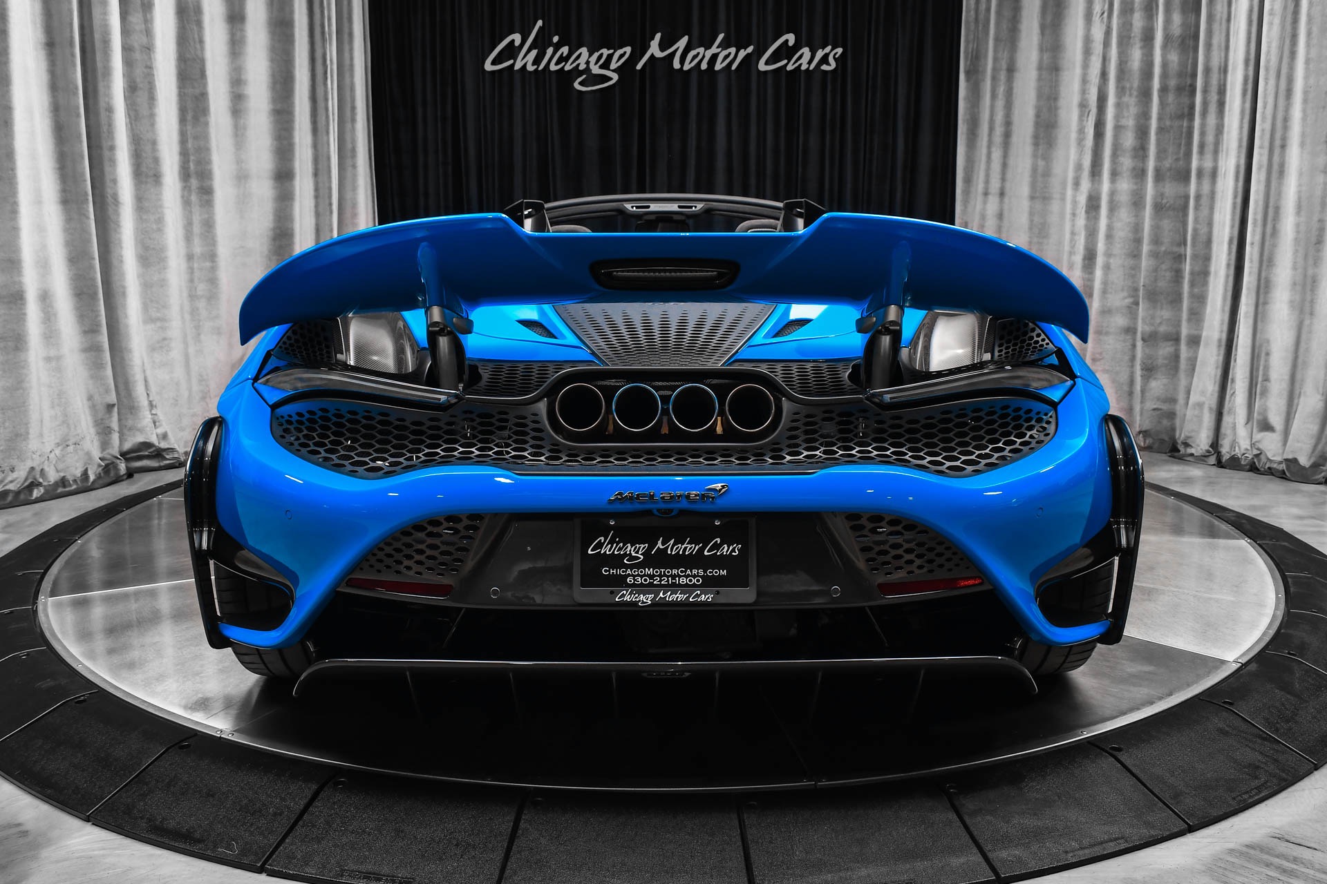 Used 2022 McLaren 765LT Spider Ambient Blue Tons of Carbon Fiber
