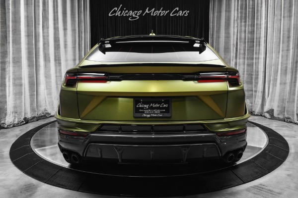 Used 2024 Lamborghini Urus Performante Satin Olive Carbon Fiber EVERYWHERE B&O Sound 4 Seat Config PPF for sale Sold at Chicago Motor Cars in West Chicago IL 60185 4