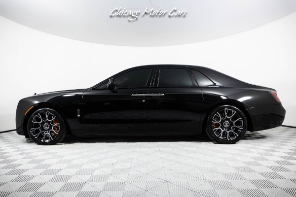 Used 2024 Rolls-Royce Ghost Black Badge Bespoke Interior Mandarin Trim Starlight Only 7K Miles for sale Sold at Chicago Motor Cars in West Chicago IL 60185 2