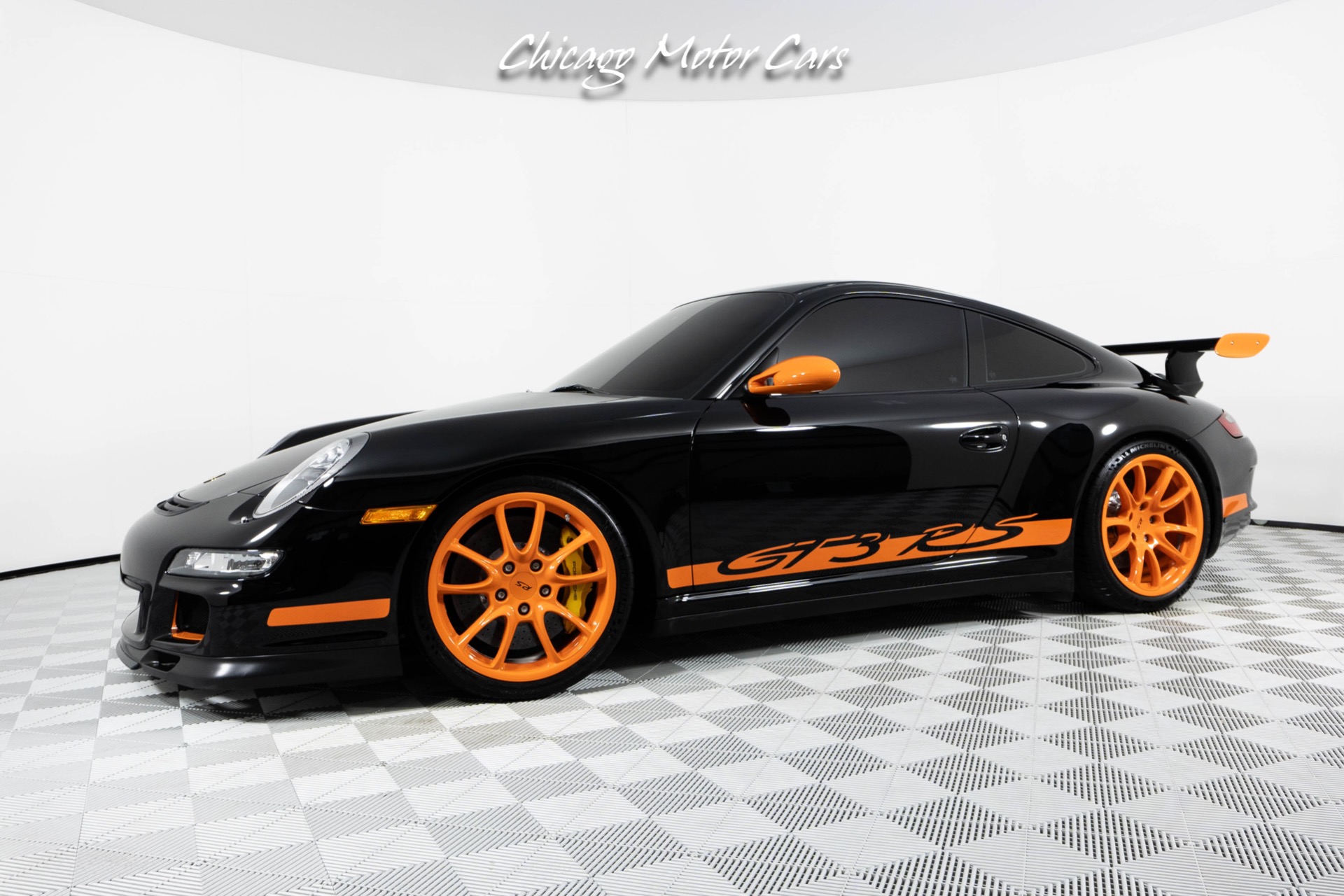 Used 2007 Porsche 911 GT3 RS Hottest Black/Orange Spec PCCBs Full PPF Manual Trans Carbon Fiber for sale Sold at Chicago Motor Cars in West Chicago IL 60185 1