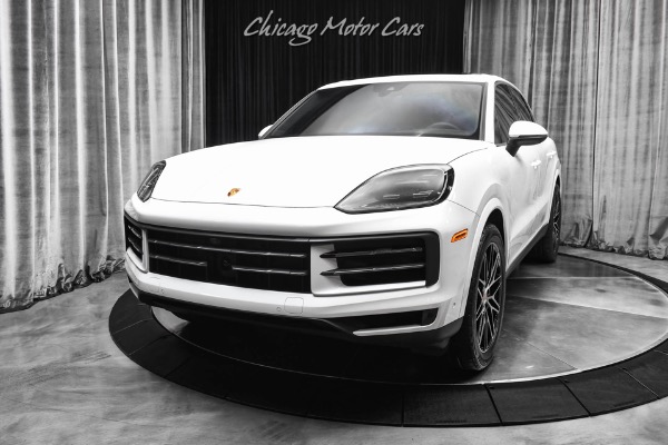 Used 2025 Porsche Cayenne Bose Sound System Panoroof Blackberry Leather Interior FACTORY WARRANTY for sale Sold at Chicago Motor Cars in West Chicago IL 60185 2