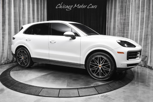 Used 2025 Porsche Cayenne Bose Sound System Panoroof Blackberry Leather Interior FACTORY WARRANTY for sale Sold at Chicago Motor Cars in West Chicago IL 60185 6