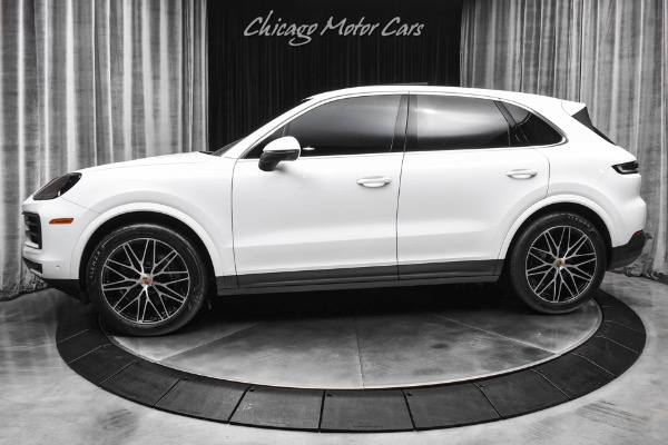 Used 2025 Porsche Cayenne Bose Sound System Panoroof Blackberry Leather Interior FACTORY WARRANTY for sale Sold at Chicago Motor Cars in West Chicago IL 60185 1