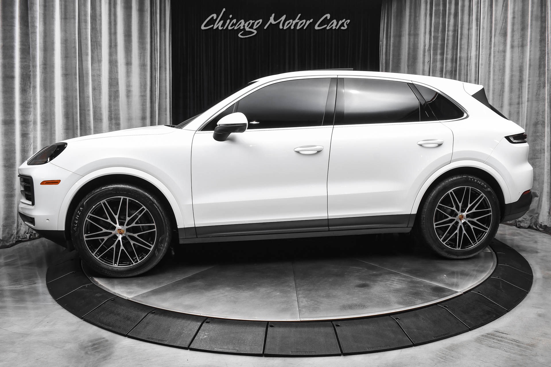Used 2025 Porsche Cayenne Bose Sound System Panoroof Blackberry Leather Interior FACTORY WARRANTY for sale Sold at Chicago Motor Cars in West Chicago IL 60185 1