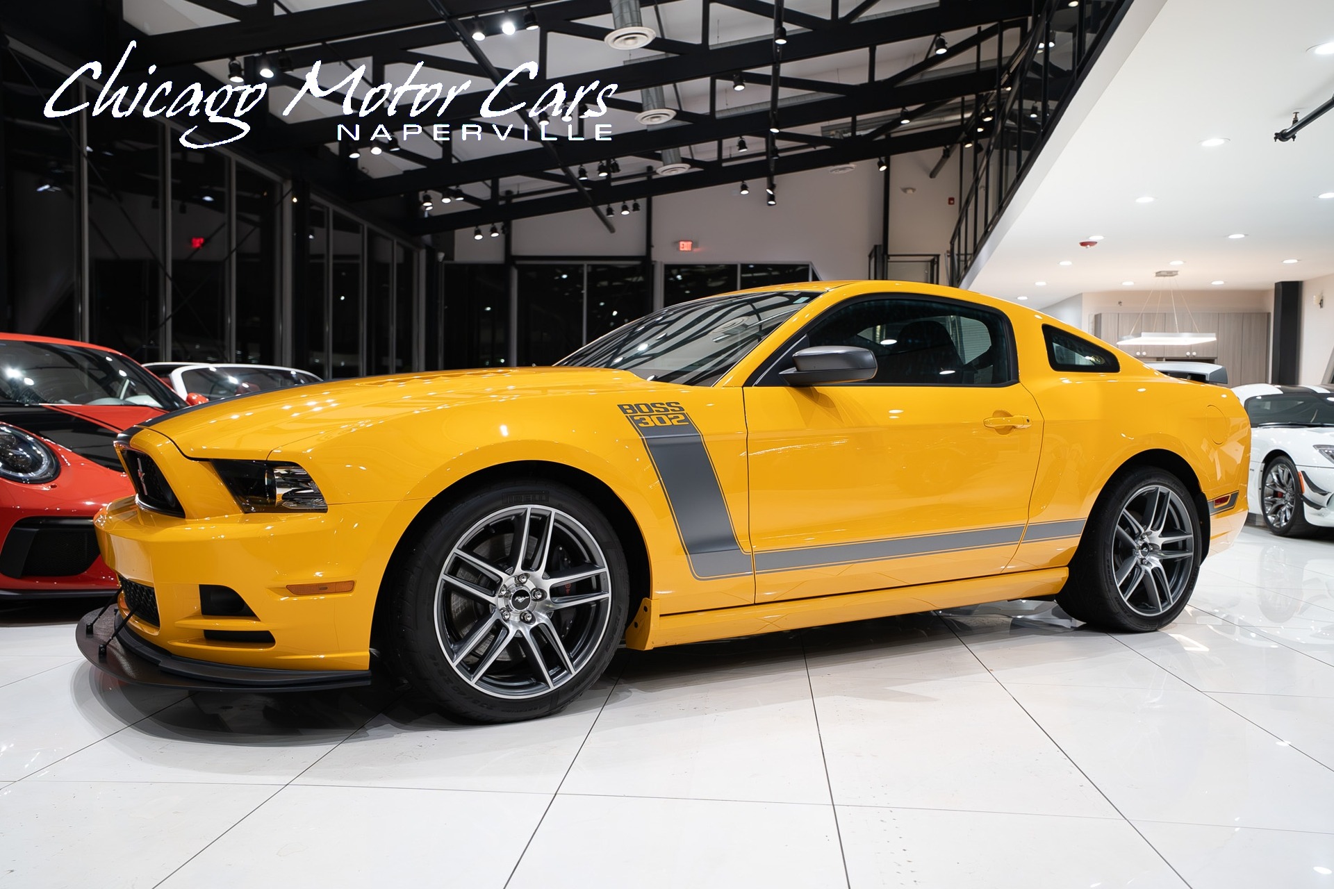 Used 2013 Ford Mustang Boss 302 Laguna Seca ONLY 4700 Miles Collector Quality 6-Speed RARE for sale Sold at Chicago Motor Cars in West Chicago IL 60185 1