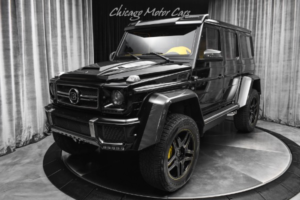Used 2018 Mercedes-Benz G550 4X4 Squared B40-500 Brabus Amazing Combo Carbon Fiber Everywhere Sunroof Loaded for sale $174,800 at Chicago Motor Cars in West Chicago IL 60185 2