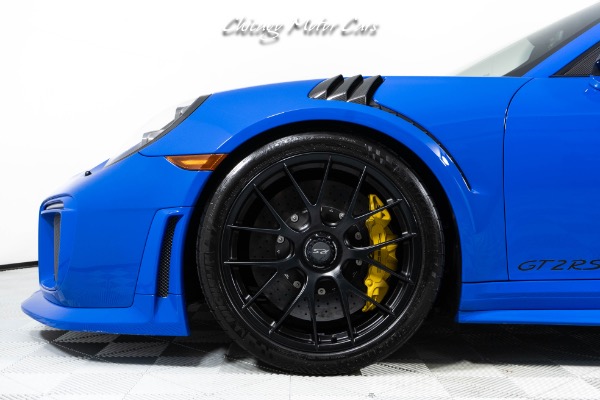 Used 2018 Porsche 911 GT2 RS Weissach PTS Voodoo Blue Only 5K Miles Full PPF Magnesium Wheels Front Lift for sale Sold at Chicago Motor Cars in West Chicago IL 60185 3
