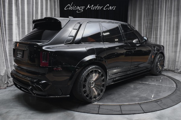 Used 2022 Rolls-Royce Black Badge Cullinan SUV Only 6600 Miles Mandarin Interior Mansory Widebody for sale $529,800 at Chicago Motor Cars in West Chicago IL 60185 5