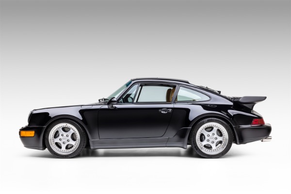 Used 1992 Porsche 911 964 Turbo Black / Tan Only 28k Miles 5 Speed Manual Full Paint Protection Serviced for sale Sold at Chicago Motor Cars in West Chicago IL 60185 2