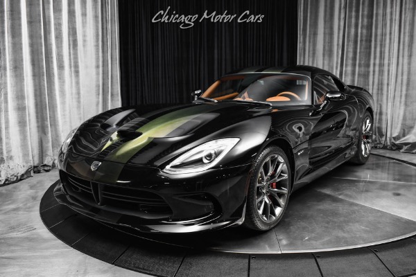 Used 2014 Dodge SRT Viper GTS Rare Laguna Interior Pkg Full Exhaust Tons of Carbon 18 Speaker Sound for sale Sold at Chicago Motor Cars in West Chicago IL 60185 2
