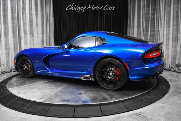 Used 2013 Dodge SRT Viper GTS Blue Billet Silver Racing Stripes Track Package Premium Sound for sale Sold at Chicago Motor Cars in West Chicago IL 60185 3