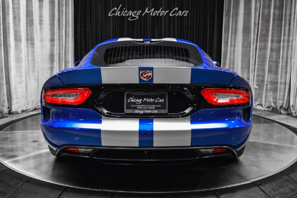 Used 2013 Dodge SRT Viper GTS Blue Billet Silver Racing Stripes Track Package Premium Sound for sale Sold at Chicago Motor Cars in West Chicago IL 60185 4