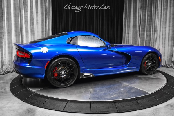 Used 2013 Dodge SRT Viper GTS Blue Billet Silver Racing Stripes Track Package Premium Sound for sale Sold at Chicago Motor Cars in West Chicago IL 60185 5