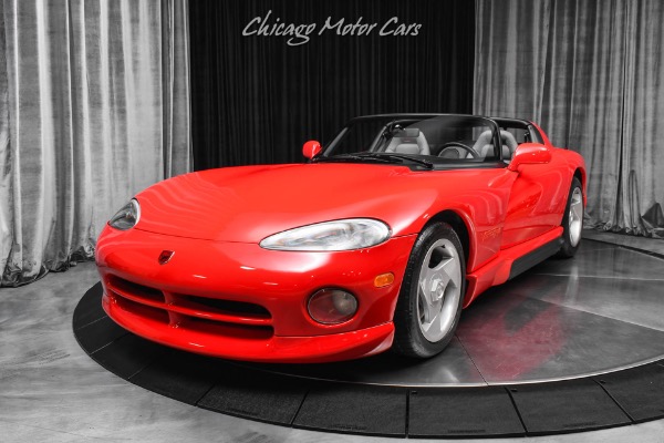 Used 1993 Dodge Viper RT/10 Convertible Only 3700 Miles Upgraded Kenwood Audio Collector Quality for sale Sold at Chicago Motor Cars in West Chicago IL 60185 2