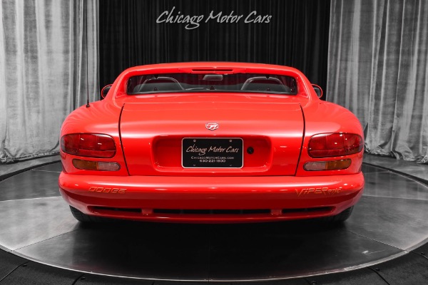 Used 1993 Dodge Viper RT/10 Convertible Only 3700 Miles Upgraded Kenwood Audio Collector Quality for sale Sold at Chicago Motor Cars in West Chicago IL 60185 4