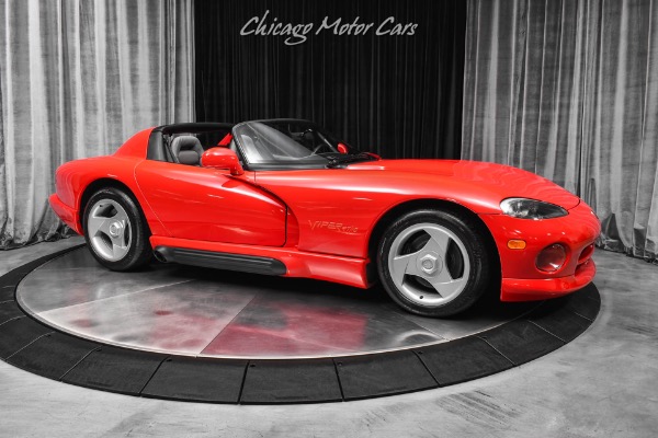 Used 1993 Dodge Viper RT/10 Convertible Only 3700 Miles Upgraded Kenwood Audio Collector Quality for sale Sold at Chicago Motor Cars in West Chicago IL 60185 6